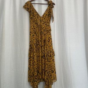Ulla Johnson Floral Midi Dress for wedding guest or baby shower
